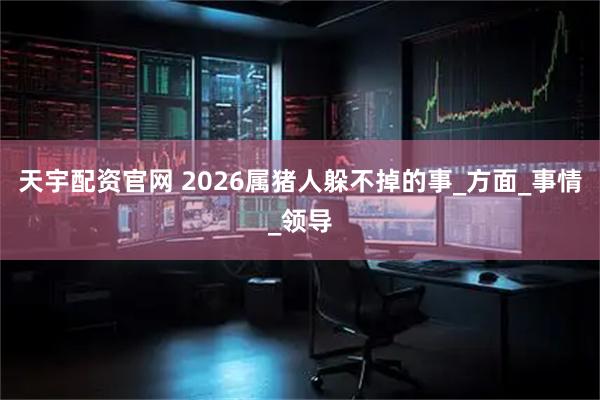 天宇配资官网 2026属猪人躲不掉的事_方面_事情_领导